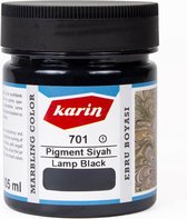 Ebru / Papiermarmer Verf - Lampzwart - 105 ml