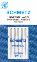 Schmetz machinenaalden universeel 5 stuks  130/705 H  80/12