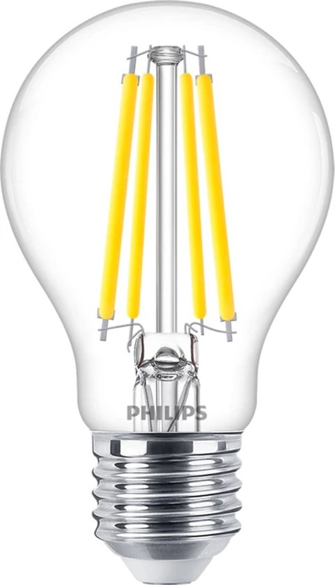 Philips MASTERValue LED E27 Peer Filament Helder 7.8W 1055lm - 940 Koel Wit | Beste Kleurweergave - Dimbaar - Vervangt 75W