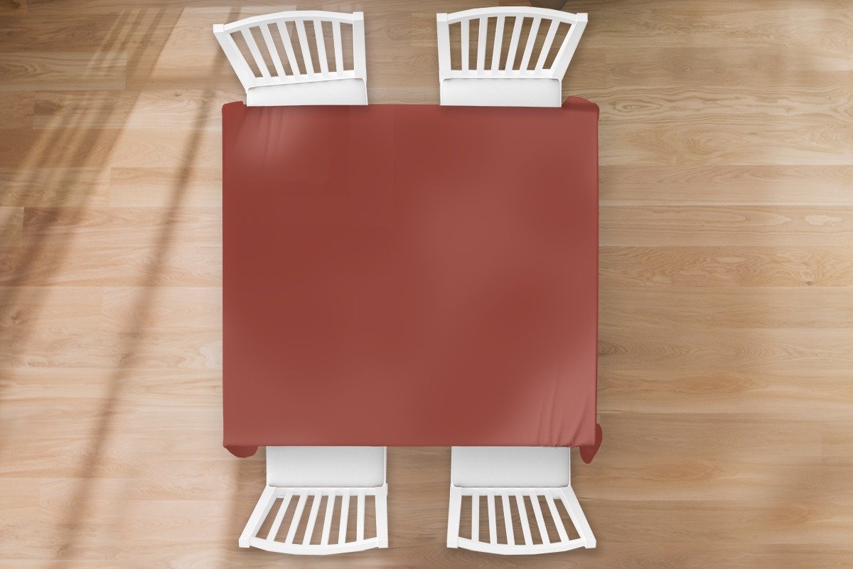 Tafelkleed - Tafellaken - 120x120 cm - Palet - Rood - Interieur - Binnen en Buiten