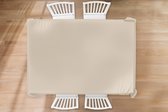 Tafelkleed - Tafellaken - 220x150 cm - Beige - Effen kleur - Binnen en Buiten