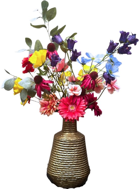 Kunst viooltje violet kunstbloem weidebloem 30cm
