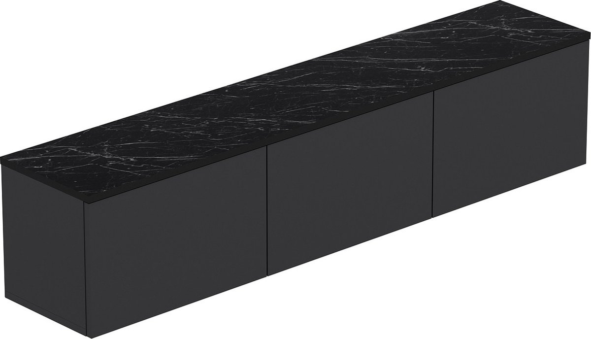 Skye Decor TV Meubel Zwevend - Industrieel Design met LED - 160 cm Breed - Stijlvolle TV Kast voor Elk Interieur Anthracite