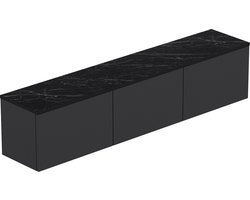 TV Meubel Zwevend - Industrieel Design met LED - 160 cm Breed - Stijlvolle TV Kast voor Elk Interieur
