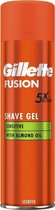 Gillette - Scheergel - Fusion5 - Ultra Sensitive – 3× 200 ml – voordeelverpakking