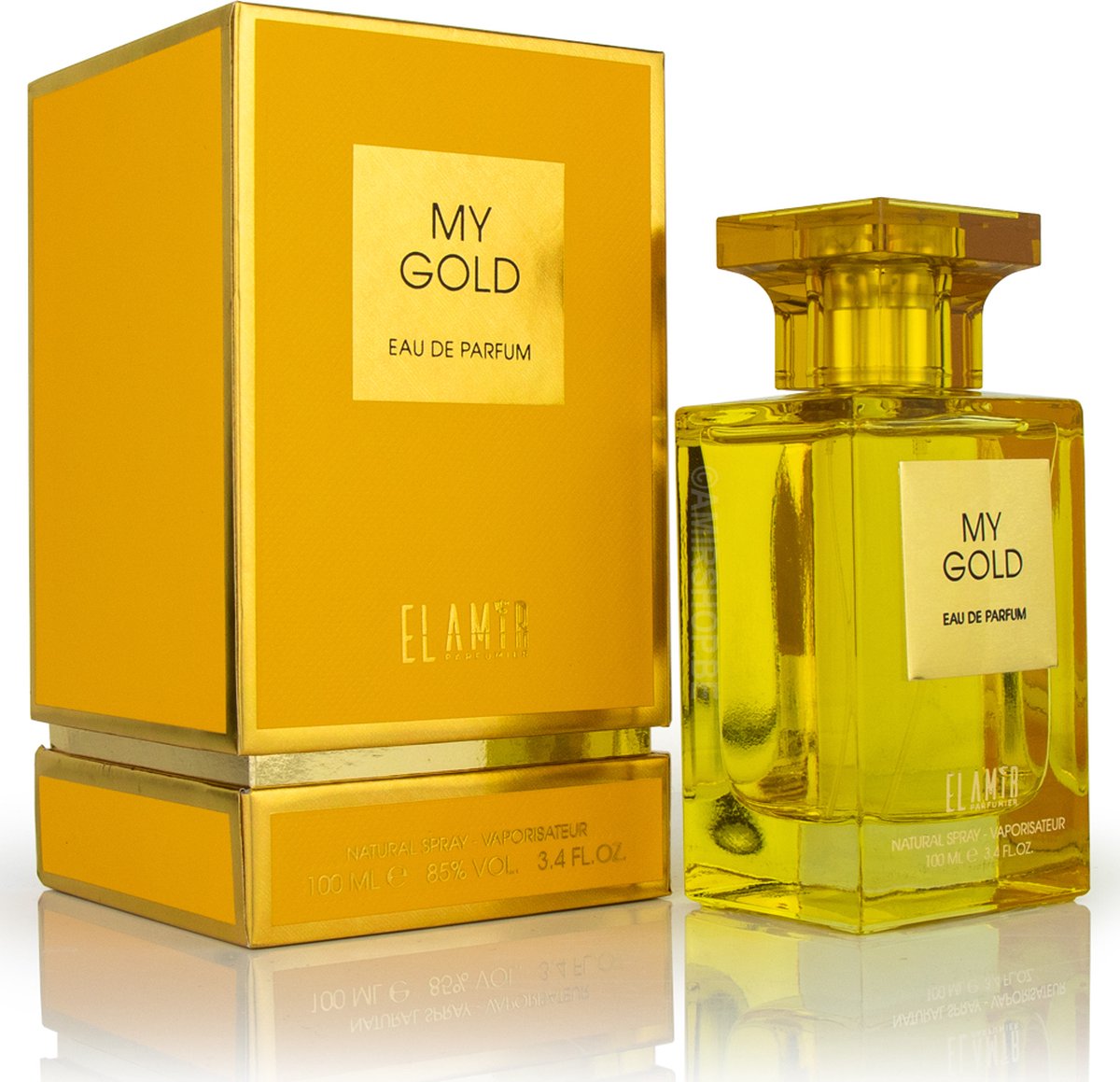 Eau de parfum el amir - My Gold - 100 ml - Parfum oriental unisexe