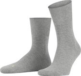 FALKE Run anatomische pluche zool katoen sokken unisex grijs - Maat 44-45