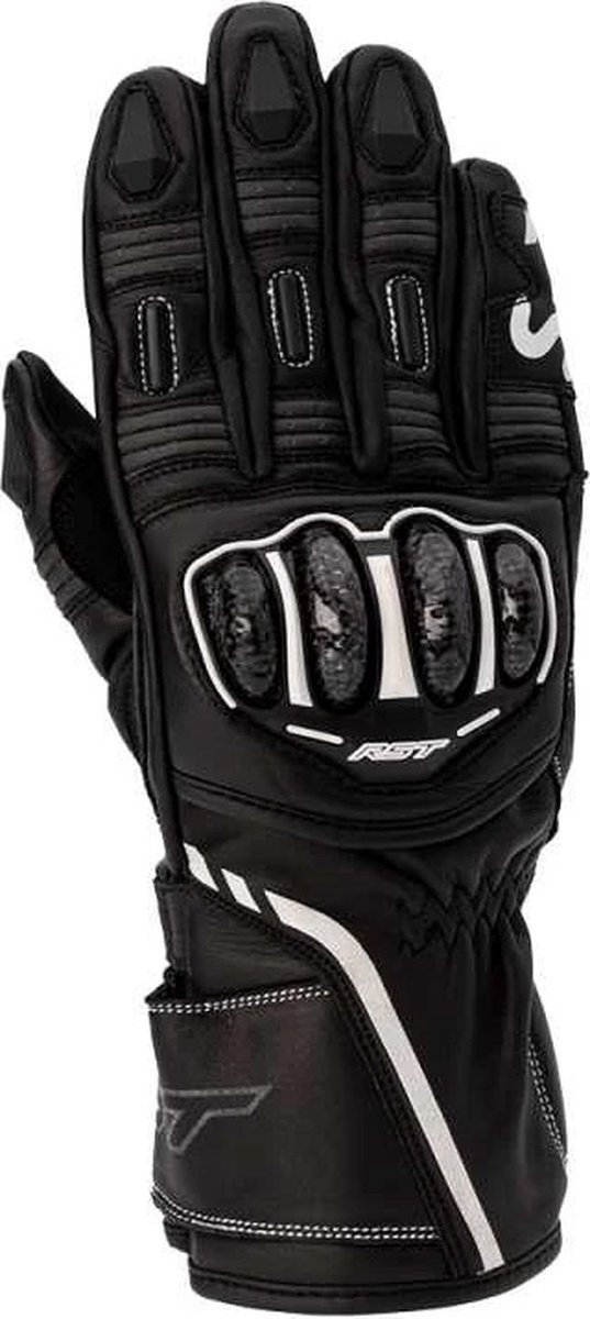 RST S1 Ce Ladies Glove Black White 8 - Maat 8 - Handschoen
