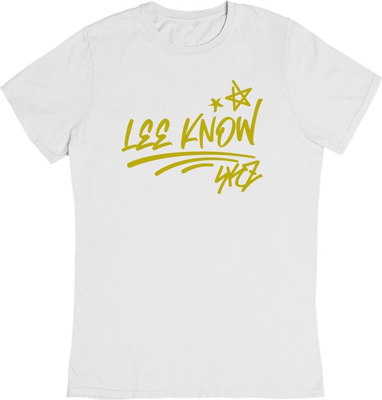 Stray Kids Lee Know Signature WIT T-Shirt Maat S - Korean Boyband SKZ - Kpop fans - Fan Art Merchandise