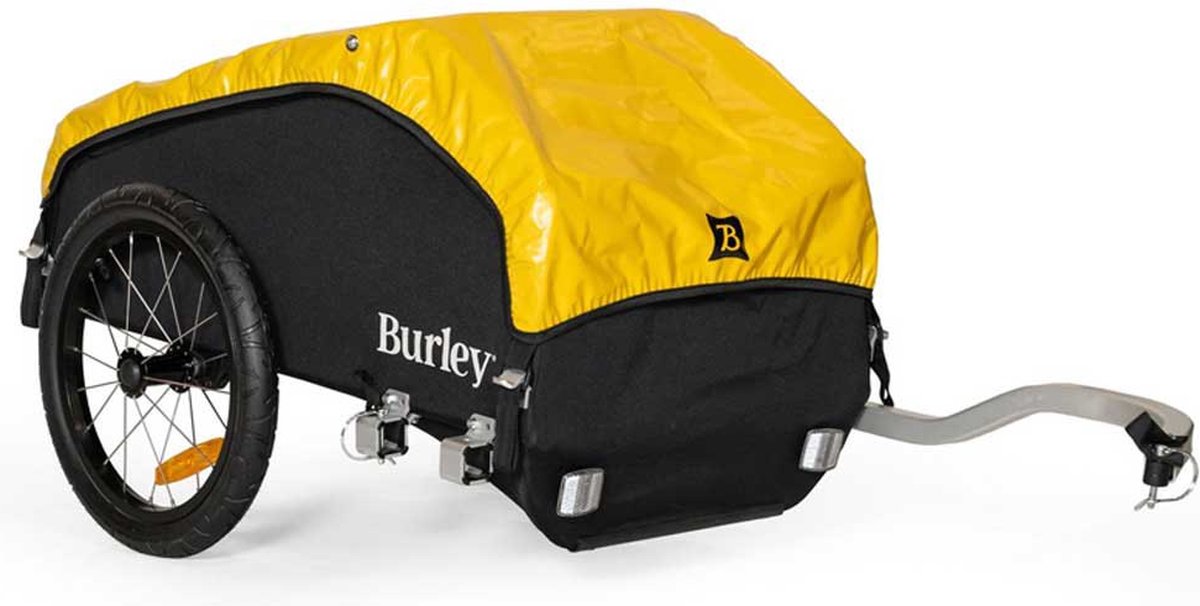 Burley Nomad Fietskar – Fietsaanhanger – Bikepacking – Inklapbaar – Waterdicht – Zwart
