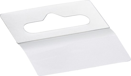 10 pièces - Eurolock Display Pendentifs de 50 x 50 mm / Eurolock Hang Tabs - type : SPN-04