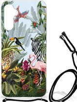 Case Anti-shock geschikt voor Samsung Galaxy A14 5G Jungle