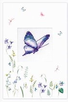 Broderie carte de voeux Luca-S Butterfly SP-102