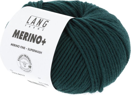 Lang Yarns Merino Plus - 17 bosgroen - Merinowol Garen