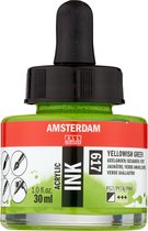 Amsterdam Acrylic Ink Fles 30 ml Geelgroen 617