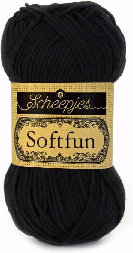 Scheepjes Softfun 50g - 2408 Black
