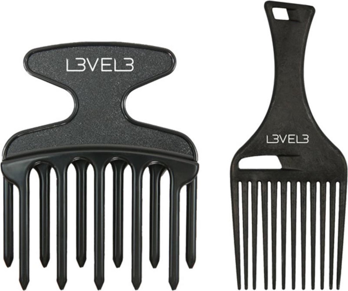 Hair Pick Comb set - Krullen kam - Gekruld haar - Set van 2 - Afro Hair Comb