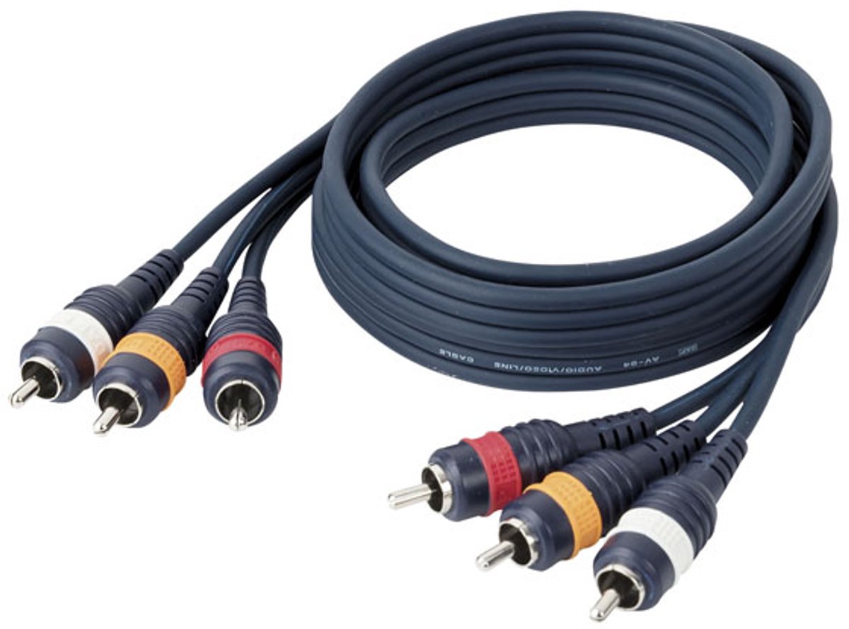 DAP FL47 - 2x RCA + 1x Digital Cable 75 centimeter