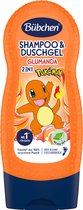Bübchen Kids Shampooing & Gel Douche 2en1 Pokémon Glumanda, 230 ml