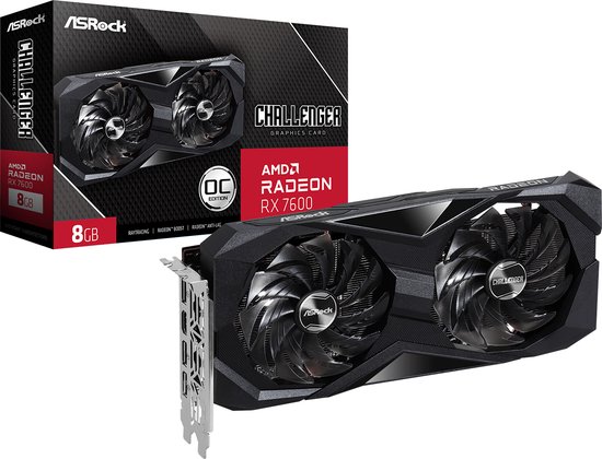 Graphics card ASRock 90-GA41ZZ-00UANF AMD AMD Radeon RX 7600