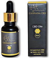 Cannana CBD Olie 20ml 5% - Full Spectrum - Vegan - 100% Natuurlijk