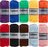 noir, marron, bleu, rouge, orange, rose, jaune, violet, vert