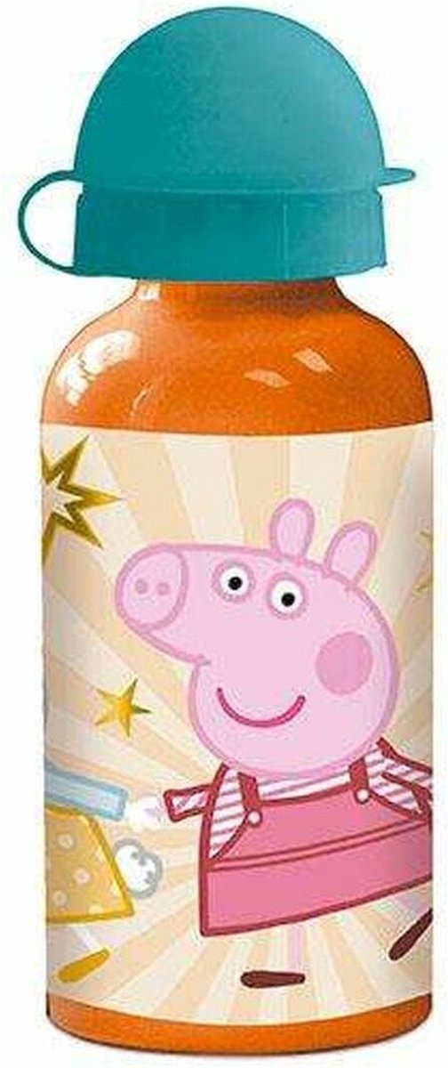 Goedkoopste Stor Drinkfles Peppa Pig Junior 400 Ml Aluminium Oranje/blauw