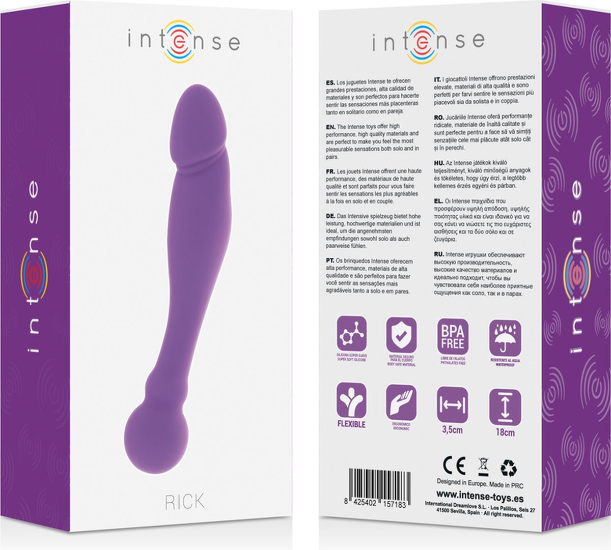 INTENSE FUN | Intense Silicone Rick Dual Purple