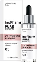 InoPharm Pure Elements 05 - Hydraterend Serum met 2% Hyaluronzuur en Vitamine B5 - 30ML