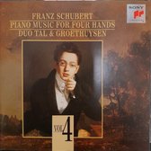 Schubert: Piano Music Four Hands Vol 4 / Tal & Groethuysen