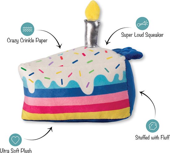 Beeztees Pluche Party Taart | Hond | Bestellen