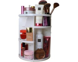 Thuiser Luxe Make Up Organizer - 360° Draaibaar - Parfum Houder - Nagellak Rek - Beauty Plateau - Badkamer Display - Cosmetica - Skincare