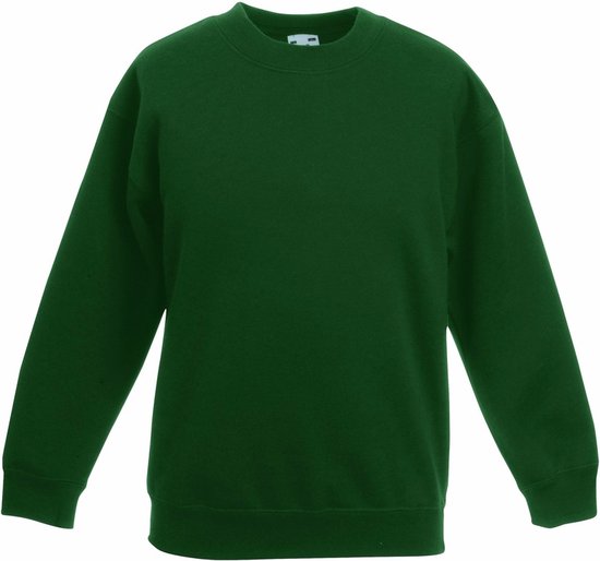 Fruit of the Loom Kinder Classic Set In Sweater Donkergroen 170 176 bol