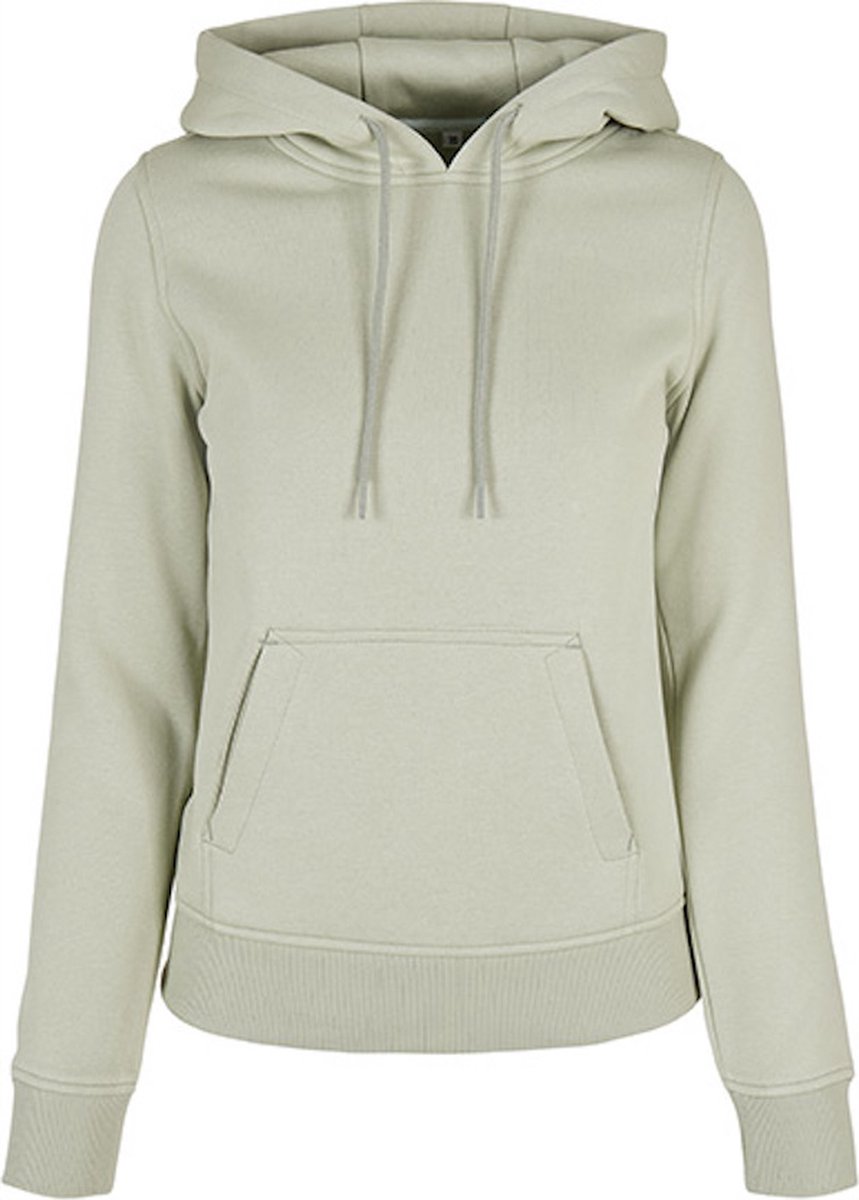 Build Your Brand Heavy Dames Hoodie Soft Salvia Softsalvia