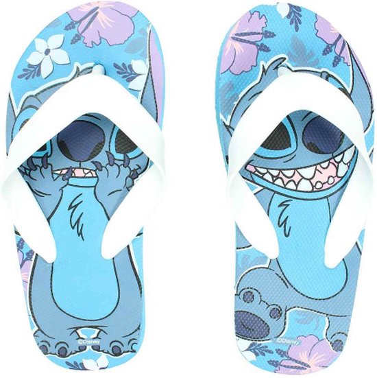 Chaussons Lilo & Slippers Blauw & Wit - Taille 28/29 - Slippers Stitch Disney Enfants