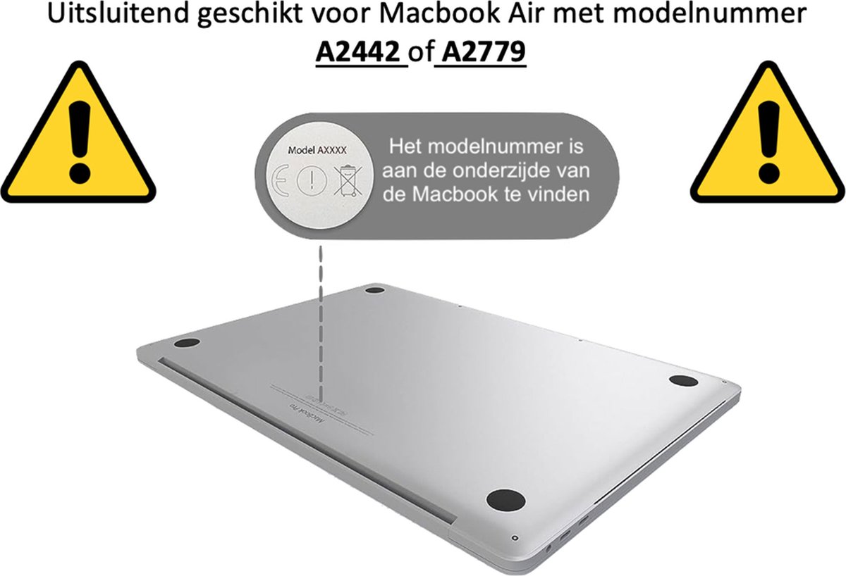 MacBook Pro 14 inch Hardcase Hoes Transparant 2021-2023 Bescherming Cover A2442 A2779 A2992 - Afbeelding 3