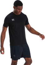 Canterbury Naadloos T-shirt V2 Zwart/Grijs - XL/2XL