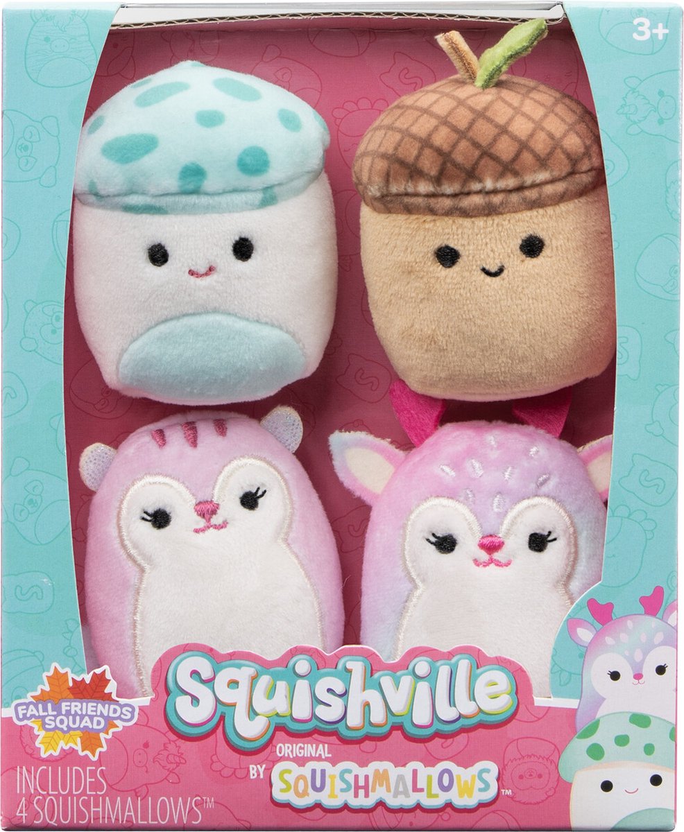 Squishmallows Squishville Cinema Deluxe Play Scene Medium Soft Playset