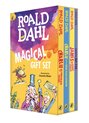 Roald Dahl Magical Gift Set 4 Books Charlie and the Chocolate Factory, James and the Giant Peach, Fantastic Mr Fox, Charlie and the Great Glass Elevator