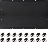 Verduisteringsdoek 120 x 70 cm - 100% Verduistering - Eenvoudige installatie met Zuignappen - Donker Maken - Verduisteringsgordijn