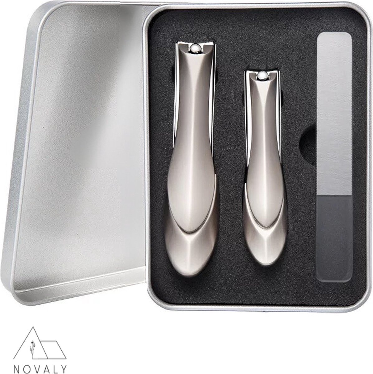 Novaly Elegant Edge - Luxe nagelknip set - Voor Precisie, Comfort & Duurzaamheid - Manicure en Pedicure