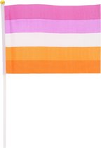 Zac's Alter Ego - Handheld Lesbian 30 x 16.5cm Vlag - Multicolours