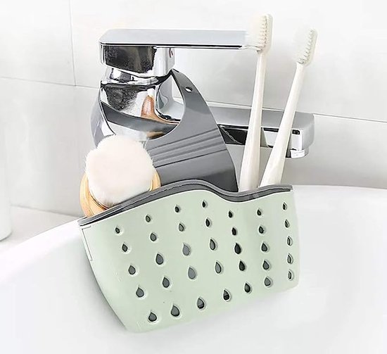 Alipis 2pièces Organisateur De Cuisine Plastique Pour Éponge Et Avec