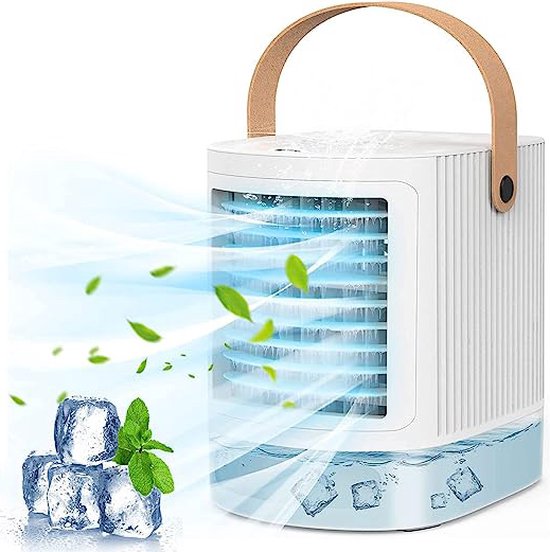 Airconditioner, draagbare verdampingsluchtkoeler, met 3 snelheden, USB