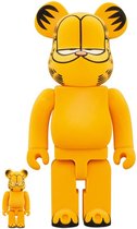 400% & 100% Bearbrick set - Garfield (Flocky ed.)