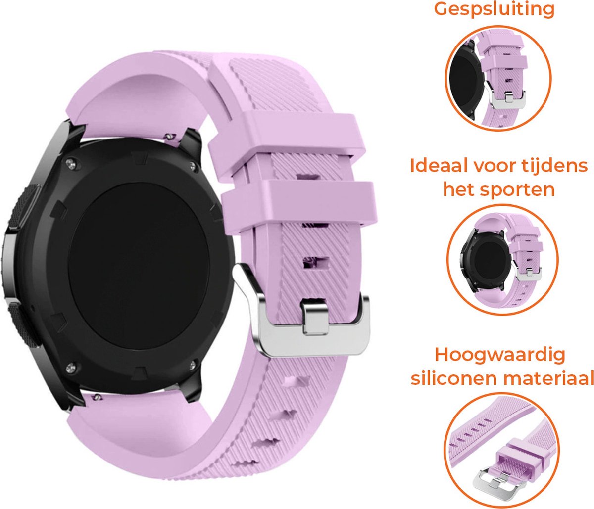 Bracelet nylon Garmin Venu 2 - 45mm - violet/bleu 