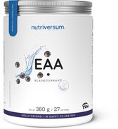 Nutriversum | 360gr EAA | 27 servings Essentiële Aminozuren | zwarte bessen | snel herstel | zeer weinig suiker | Hoge dosis Essentiële Aminozuren | Vetvrij | Voor dagelijks gebruik | Inhoud voor één maand | Nutriworld