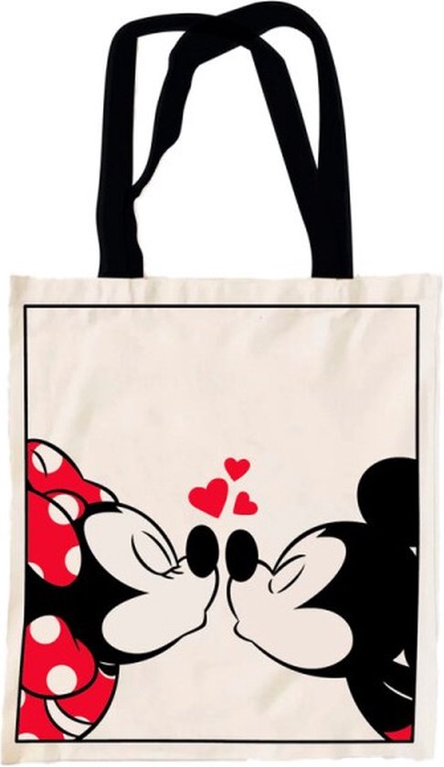 Disney Mickey And Minnie Mouse Shopping Bag (stof)