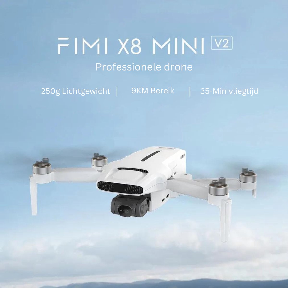 Drone Fimi X8SE Professional 4k - Portée 10 km - Résistant à la pluie et à  la neige 