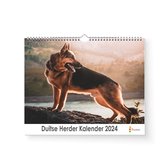Huurdies - Duitse Herder kalender- Jaarkalender 2024 - 35x24 - 300gms